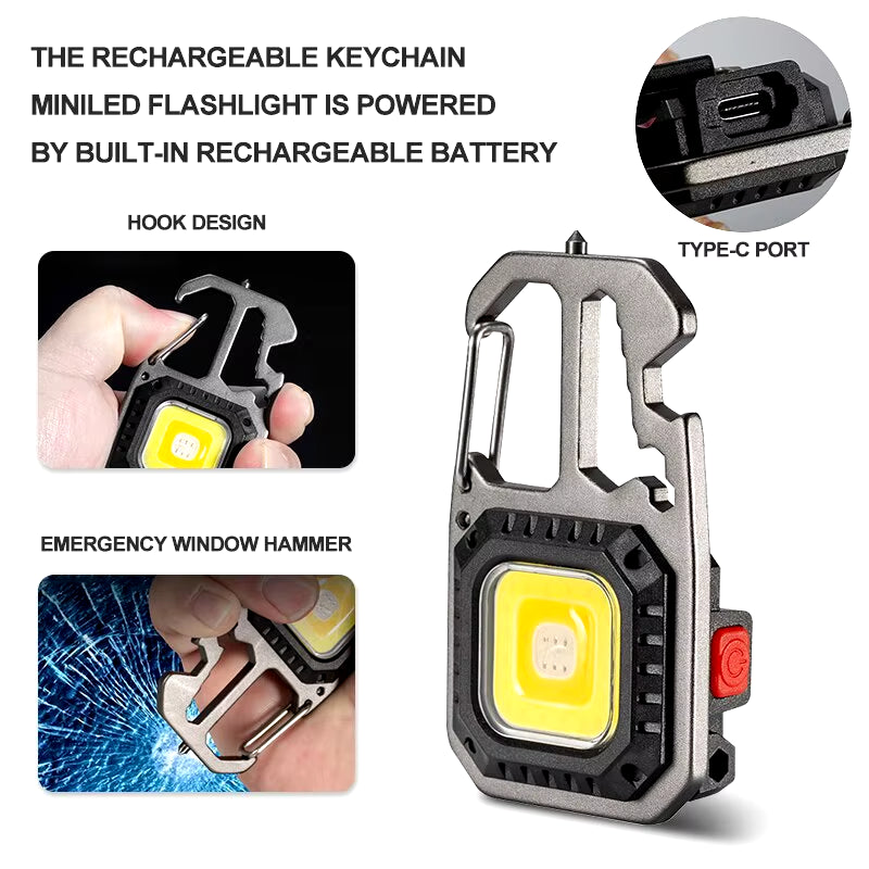 Mini LED Keychain Light – Ultra-Bright, Pocket-Sized Flashlight