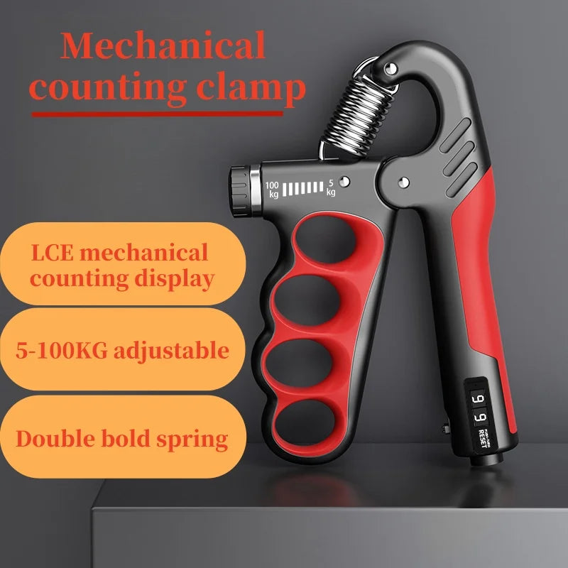 Adjustable Grip Strengthener – Wrist & Hand Exerciser (5–100kg Range)
