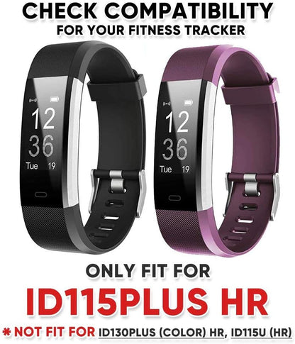 ID115Plus HR Bands Replacement for VeryFitPro, Letscom, Lintelek