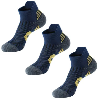 3 Pairs Non-Slip Sports Socks – Quick-Dry Athletic Socks for Men & Women
