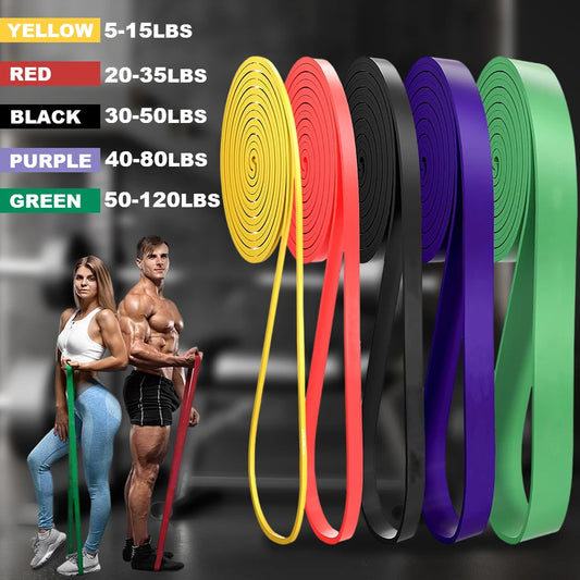5–120LBS Resistance Bands for Boxing, Gym, Yoga & Home Workouts