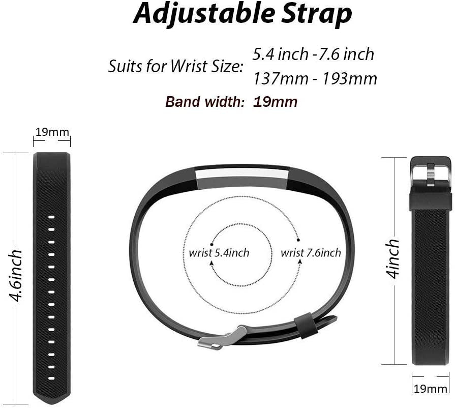 ID115Plus HR Bands Replacement for VeryFitPro, Letscom, Lintelek